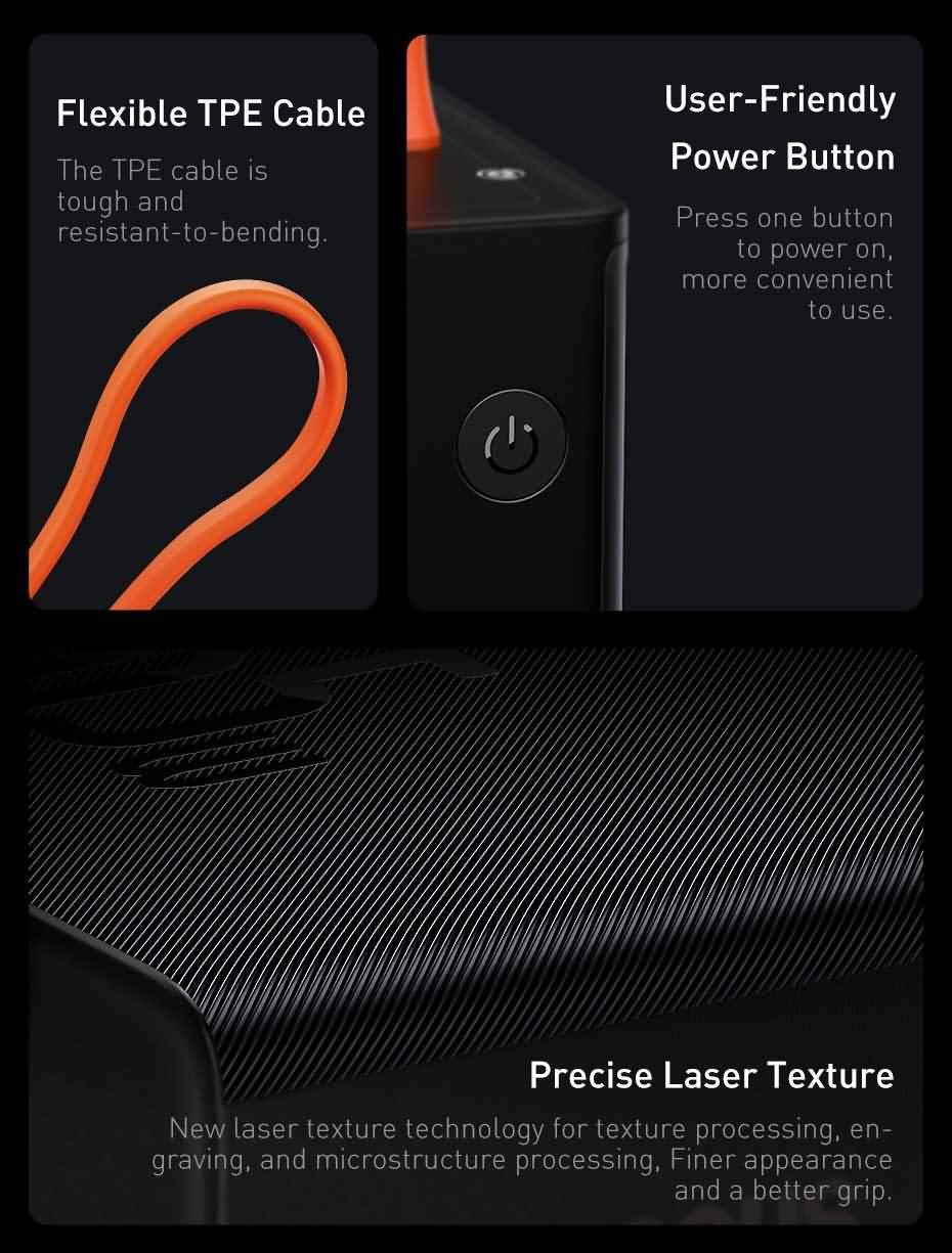 Baterie Externa Baseus 20000 mAh - 65W 2 x USB 1 USB-C Cablu PD QC AFC SCP FCP - PPJL000001 - 6953156209022 - 10