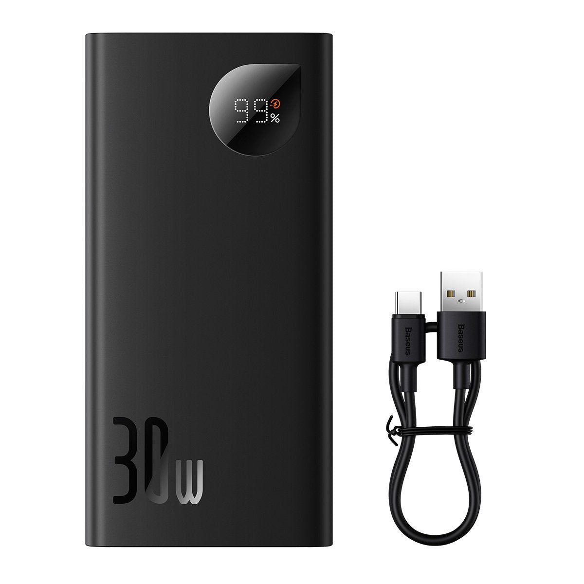 Baterie Externa Baseus Adaman2 10000 mAh - 30 W 2 x USB 1 USB-C QC 3.0 Power Delivery SuperCharge - PPAD040001 - 6932172610098 - 7