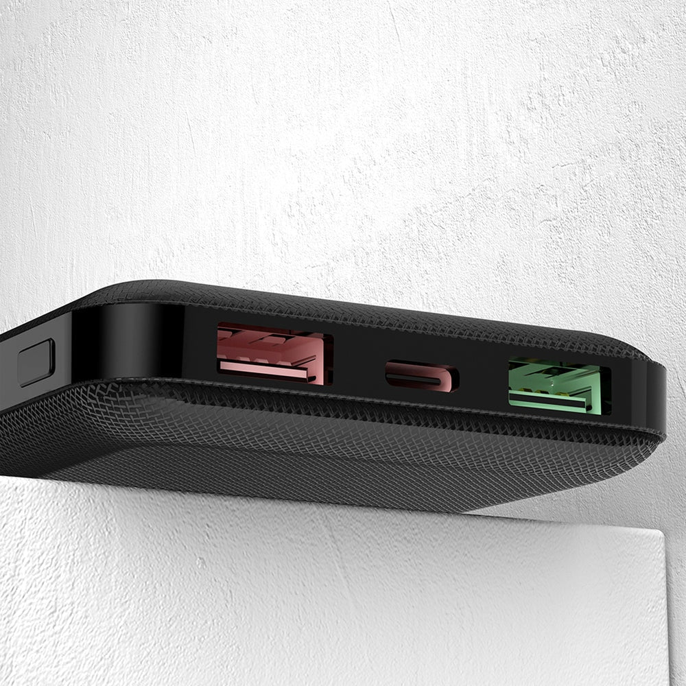 Baterie Externa Dudao K14Pro 10000 mAh - 22.5W Incarcare Wireless MagSafe Qi 15 W 2 x USB 1 USB-C QC Power Delivery - Black - 6973687242190