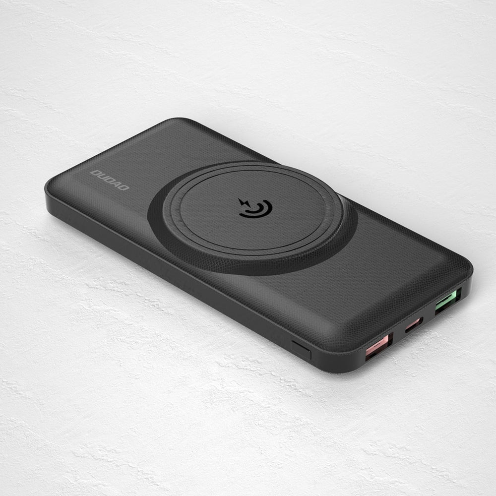 Baterie Externa Dudao K14Pro 10000 mAh - 22.5W Incarcare Wireless MagSafe Qi 15 W 2 x USB 1 USB-C QC Power Delivery - Black - 6973687242190