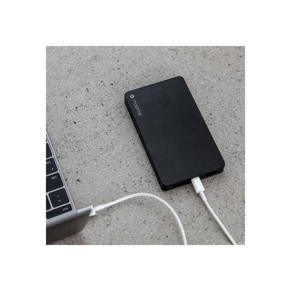 Baterie Externa Mophie 5050 mAh - 2 x USB MFI Port Incarcare Lightning Aluminiu - 401102360 - 848467080636 - 12