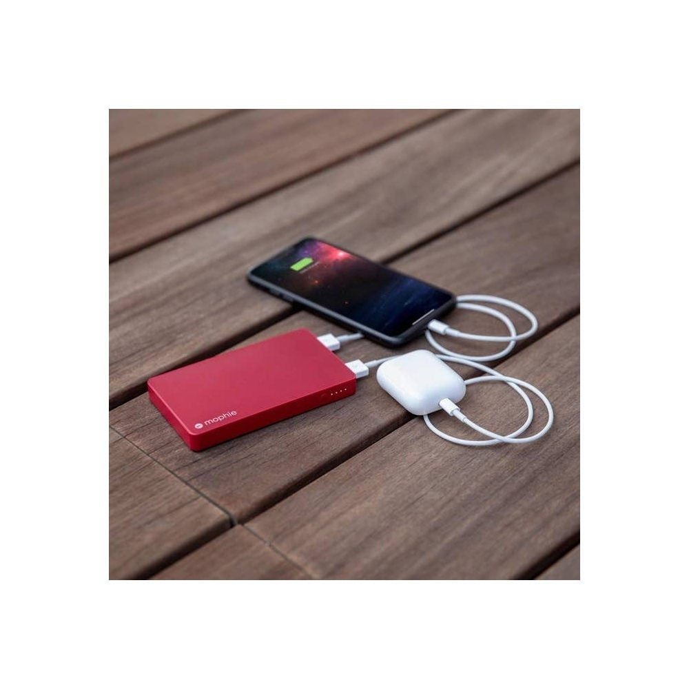 Baterie Externa Mophie 5050 mAh - 2 x USB MFI Port Incarcare Lightning Aluminiu - 401102360 - 848467080636 - 5