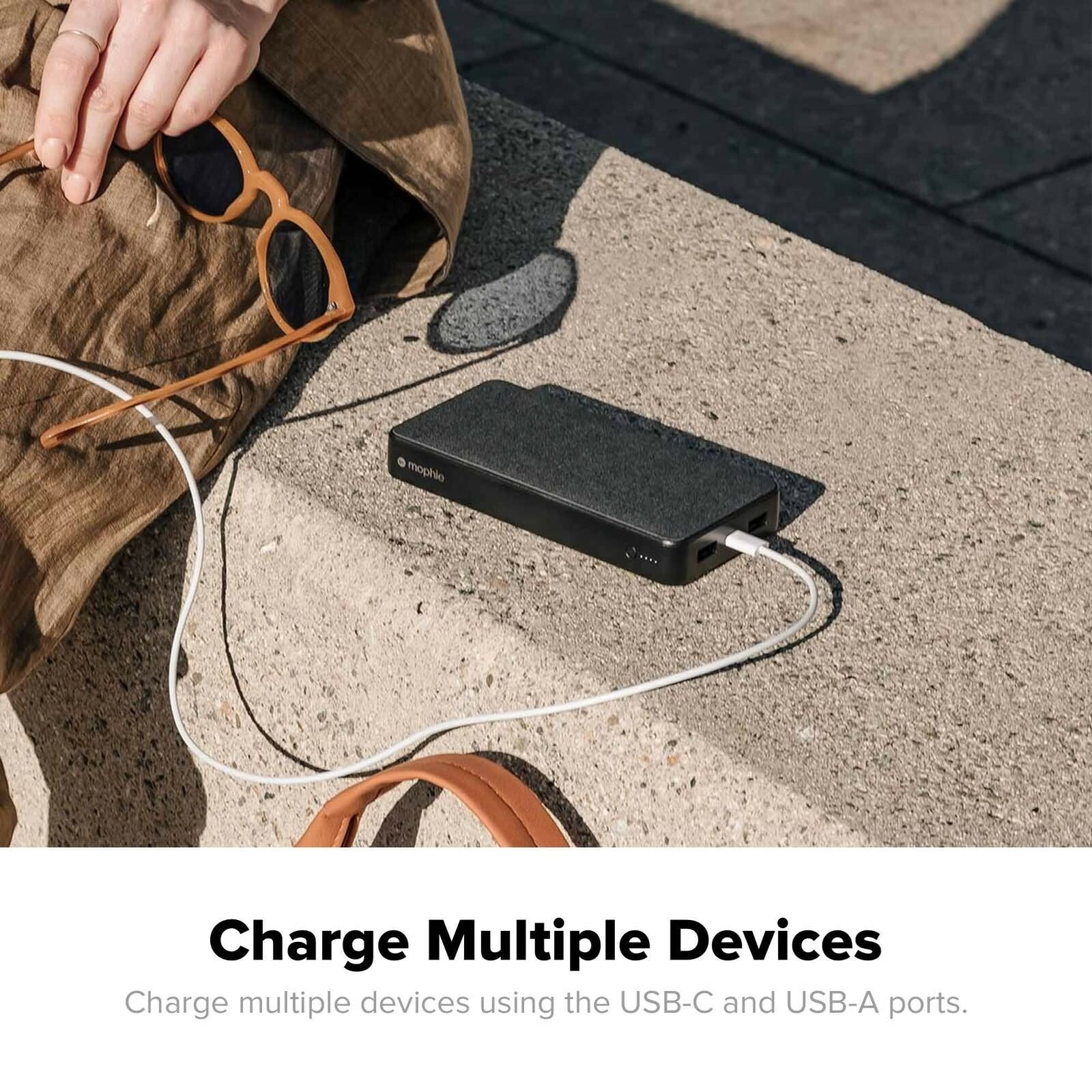 Baterie Externa Mophie Powerstation XL 15000 mAh - 1 x USB-C 2 USB Cablu Power Delivery - Black - 401102985 - 848467086867 - 5