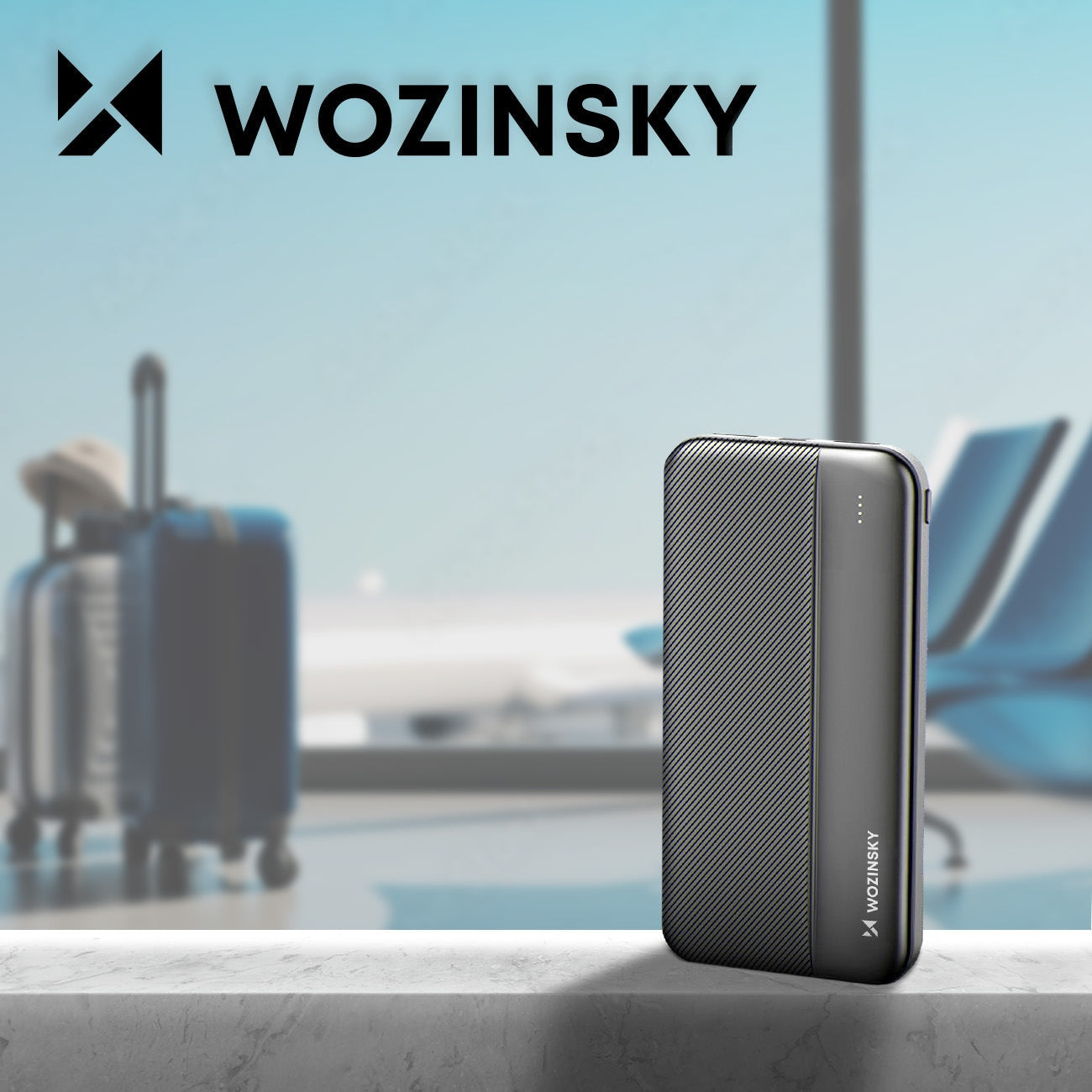Baterie Externa Wozinsky WPBBK1 10000 mAh - 2 x USB - Black - 5907769307379 - 3