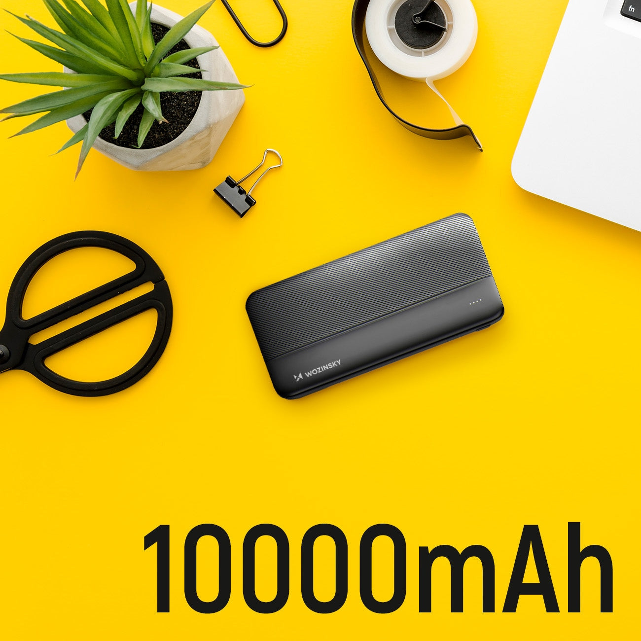 Baterie Externa Wozinsky WPBBK1 10000 mAh - 2 x USB - Black - 5907769307379 - 4