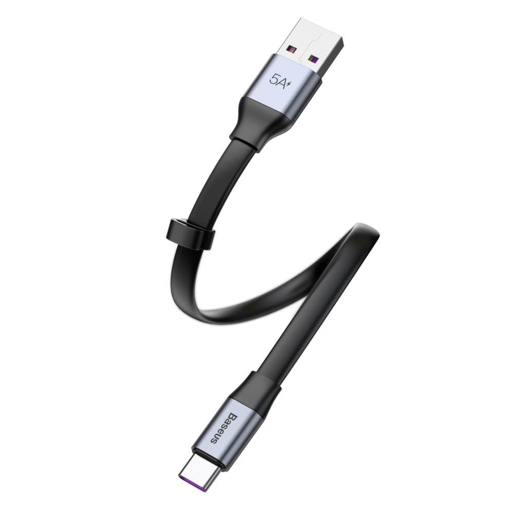 Cablu Incarcare & Date USB la USB-C Baseus - 40W 5A 23cm Huawei SuperCharge Quick Charge 3.0 - CATMBJ-BV3 - 6953156293434 - 13