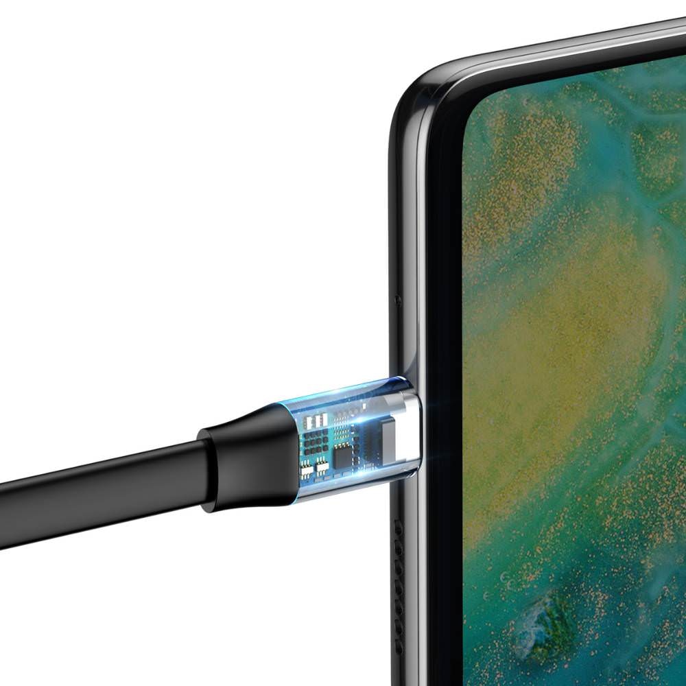 Cablu Incarcare & Date USB la USB-C Baseus - 40W 5A 23cm Huawei SuperCharge Quick Charge 3.0 - CATMBJ-BV3 - 6953156293434 - 15
