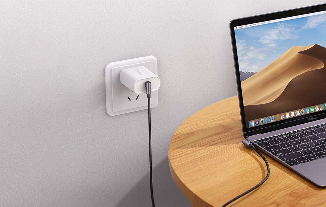 Cablu Incarcare & Date USB-C la curbat 90° Ugreen US323 - 60W QC 3.0 Power Delivery 5A - 1m - 70529 - 6957303875290 - 4