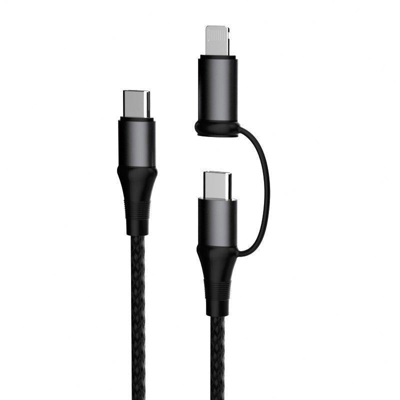 Cablu Incarcare & Date USB-C la Dudao - Power Delivery (60W) Adaptor Lightning (18W) - 1 m - L20 - 6970379618646 - 2