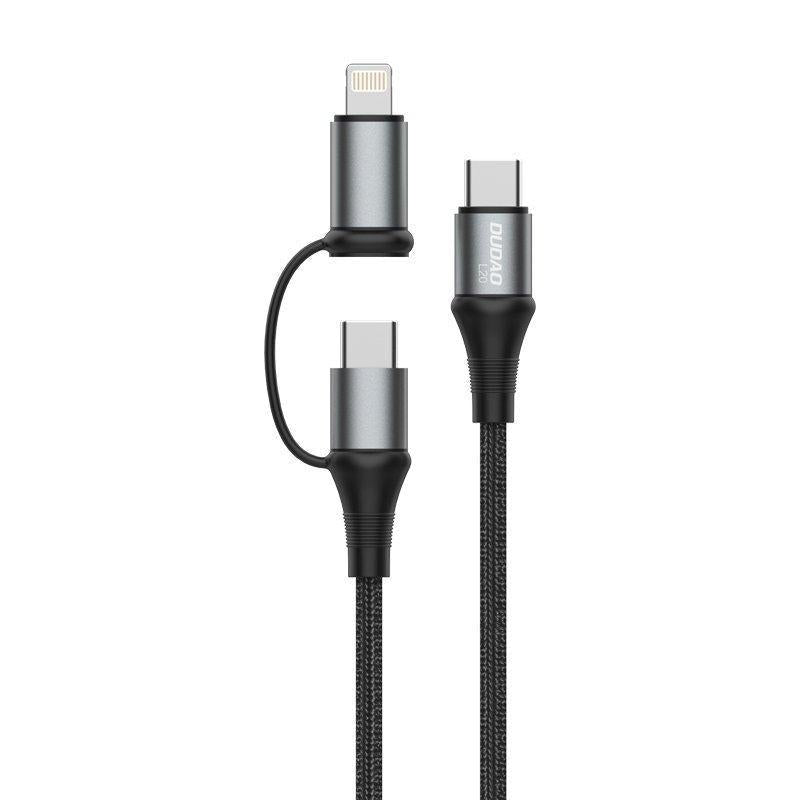 Cablu Incarcare & Date USB-C la Dudao - Power Delivery (60W) Adaptor Lightning (18W) - 1 m - L20 - 6970379618646