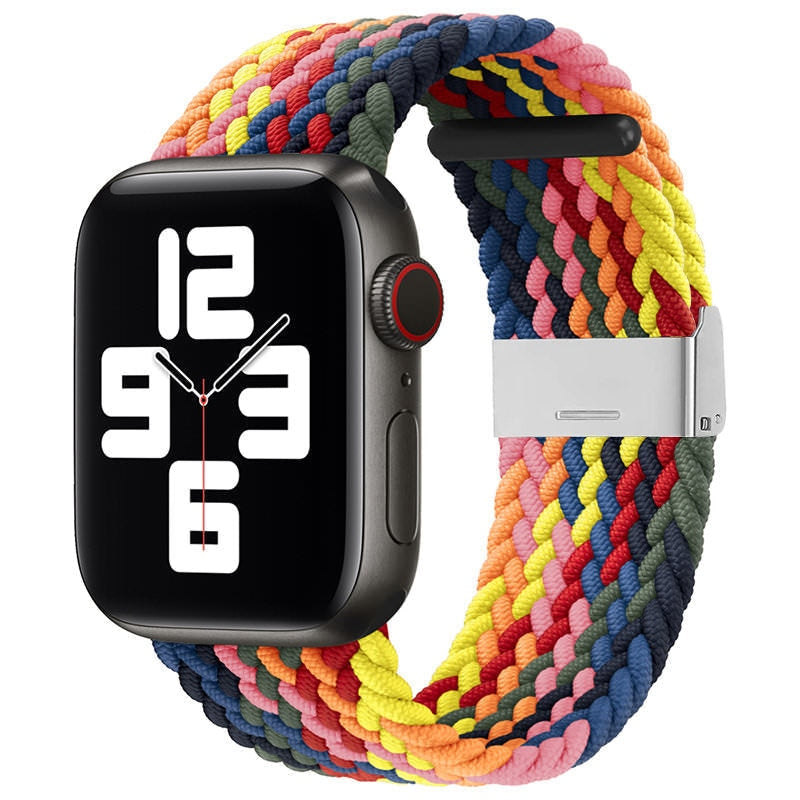 Curea Material Impletit - Apple Watch 8 7 6 SE 5 4 3 2 (45 / 44 / 42 mm) - Multicolor 1 - 9145576237816 - 22
