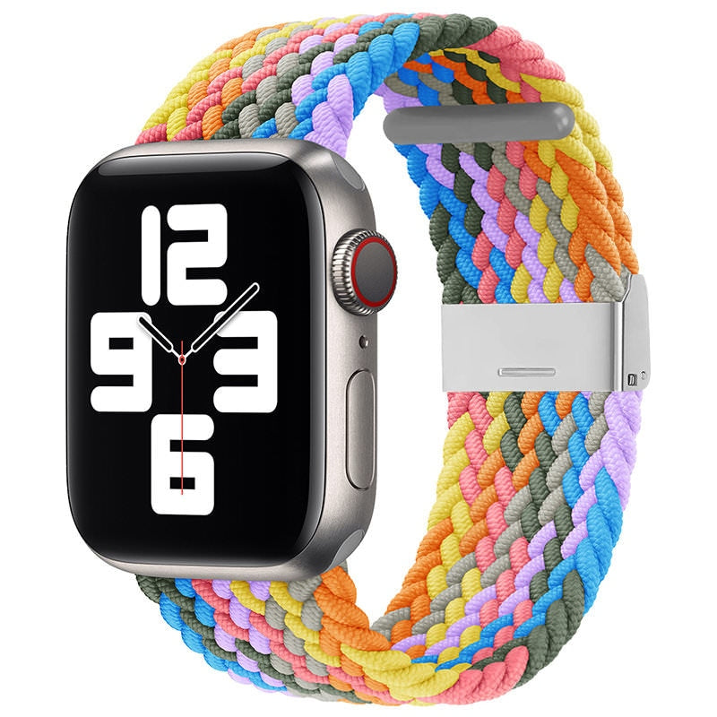 Curea Material Impletit - Apple Watch 8 7 6 SE 5 4 3 2 (45 / 44 / 42 mm) - Multicolor - 9145576237830