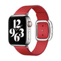 Curea Originala Piele Naturala Modern Apple Watch MY682ZM/A - 41/40/38 mm, Large,  Scarlet, Resigilat 