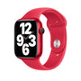 Curea Originala Sport Apple Watch MLD82ZM/A - S/M, 41/40/38 mm, Red, Resigilat 