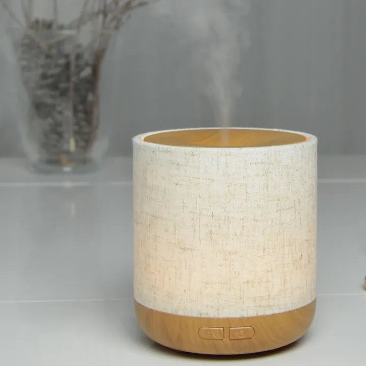 Difuzor Ultrasonic Aromaterapie Alesia - Pana la 50m² Lumina Ambientala + Mod Lumanare Exterior Textil - SC20-5616 - 3700643505821 - 6