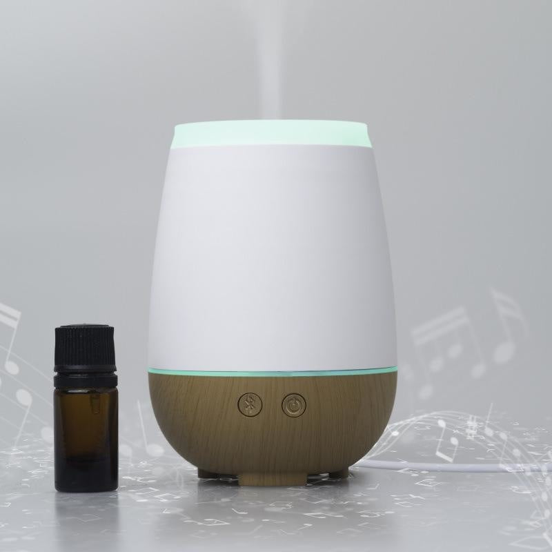 Difuzor Ultrasonic Aromaterapie & Boxa Bluetooth Musilia - Pana la 50m² 2 Moduri Culori LED Inchidere automata - 2165 - 3700471002165 - 3