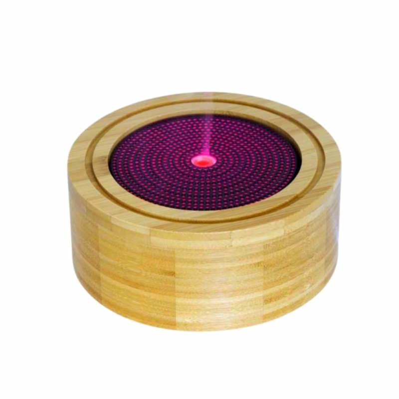 Difuzor Ultrasonic Aromaterapie & Umidificator Elia - Pana la 50m² Culori LED Inchidere automata Bambus - 444 - 3700471000444 - 3