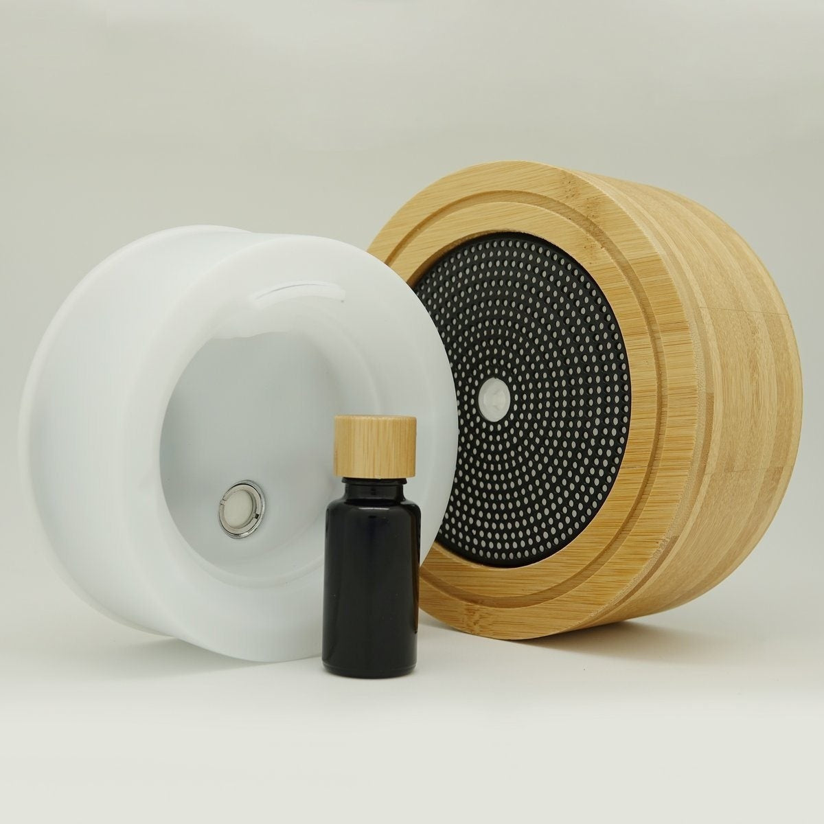Difuzor Ultrasonic Aromaterapie & Umidificator Elia - Pana la 50m² Culori LED Inchidere automata Bambus - 444 - 3700471000444 - 10