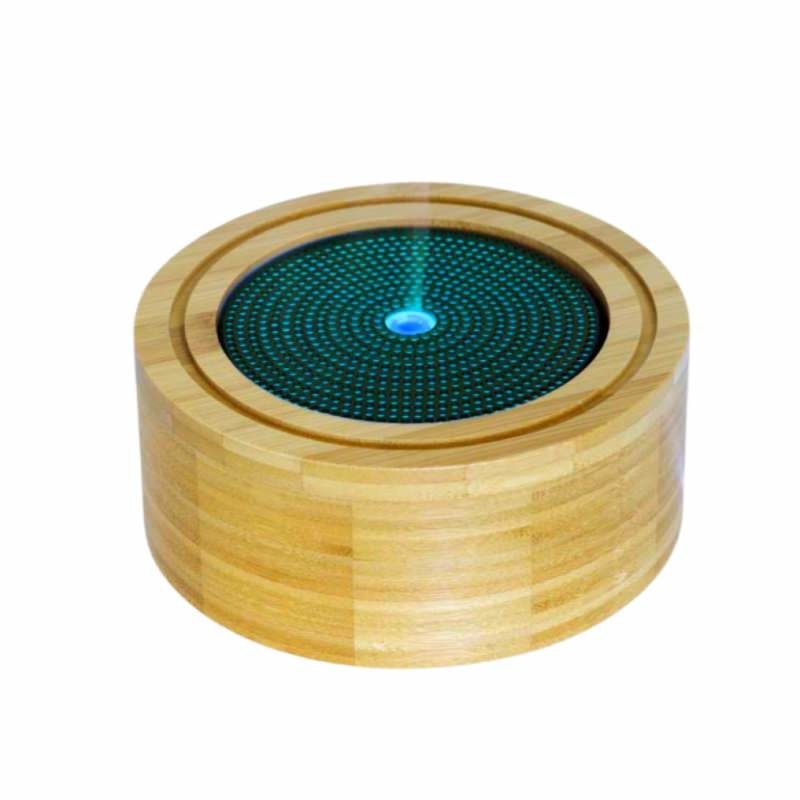 Difuzor Ultrasonic Aromaterapie & Umidificator Elia - Pana la 50m² Culori LED Inchidere automata Bambus - 444 - 3700471000444 - 2