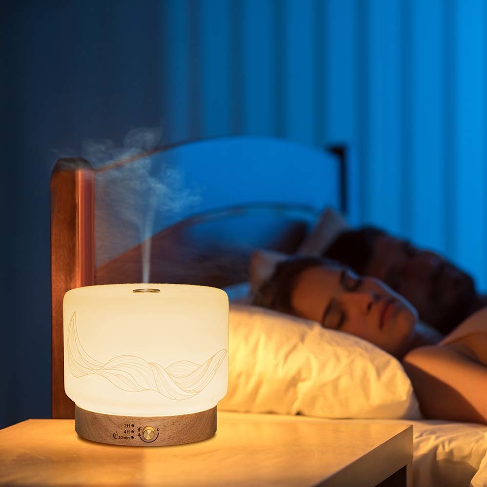 Difuzor Ultrasonic Aromaterapie & Umidificator Lisalia - Pana la 60m² 4 Moduri Lumina Ambientala Somn - 3827 - 3700471003827 - 17