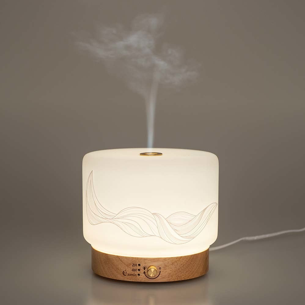 Difuzor Ultrasonic Aromaterapie & Umidificator Lisalia - Pana la 60m² 4 Moduri Lumina Ambientala Somn - 3827 - 3700471003827 - 13