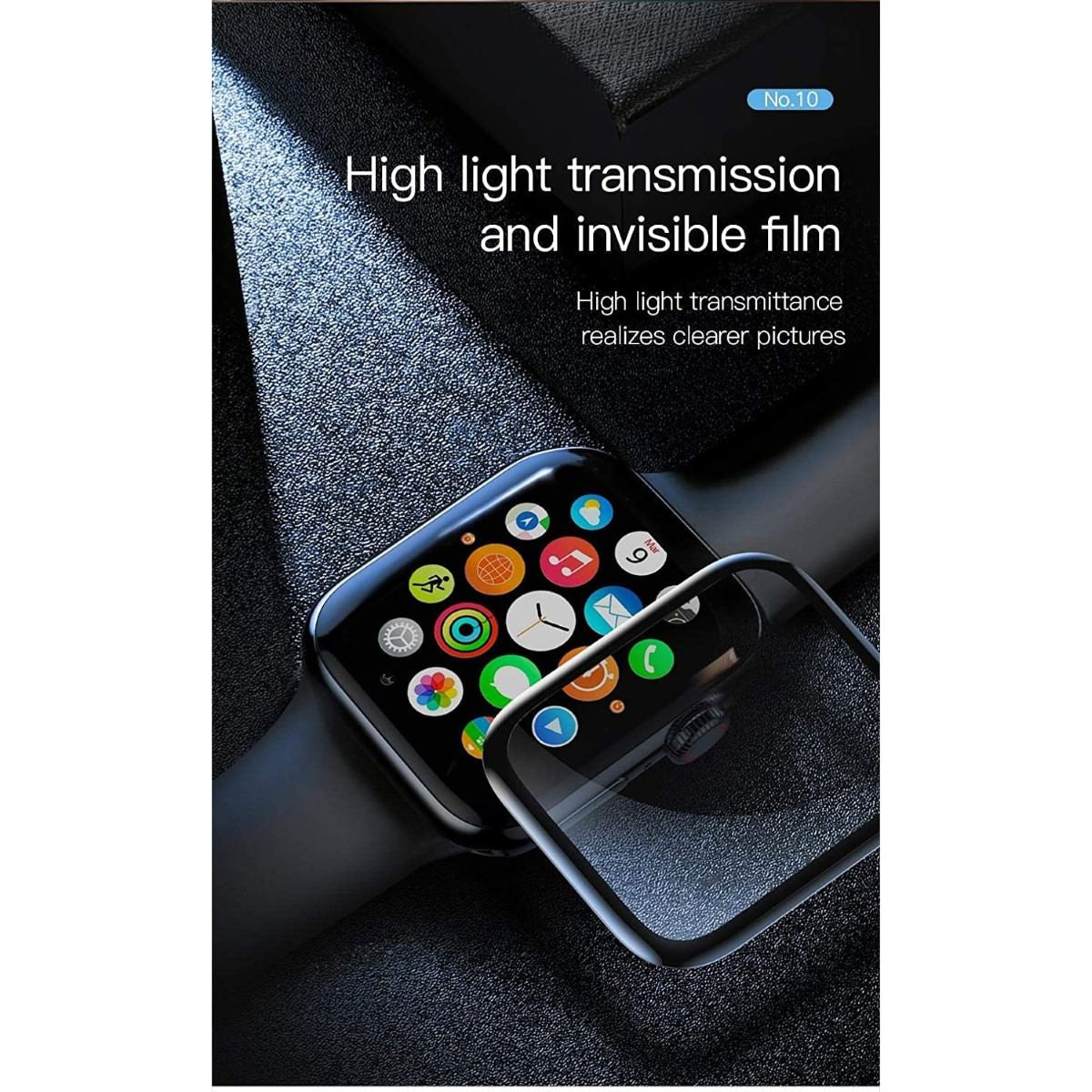 Folie Sticla Securizata Baseus iWatch 0.23 mm Ecran Curbat - Apple Watch 3 / 2 / 1 38 - SGAPWA4-C01 - 6953156288263 - 7
