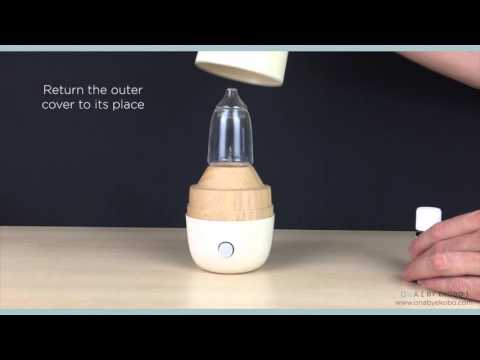 Difuzor Nebulizator Aromaterapie BO [ONA by Ekobo] - Pana la 100m², 100% Eco (Bambus & Materiale Biodegradabile)