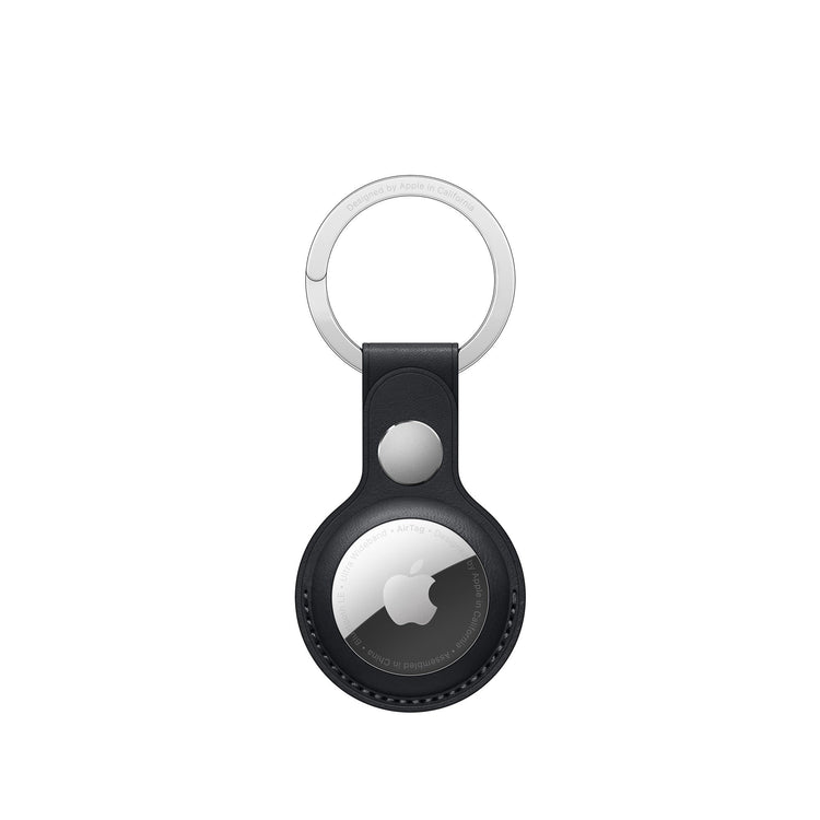 Husa Breloc Loop Original Piele Naturala Apple AirTag MMF93ZM/A - Midnight Resigilat - 194252826690 - 1