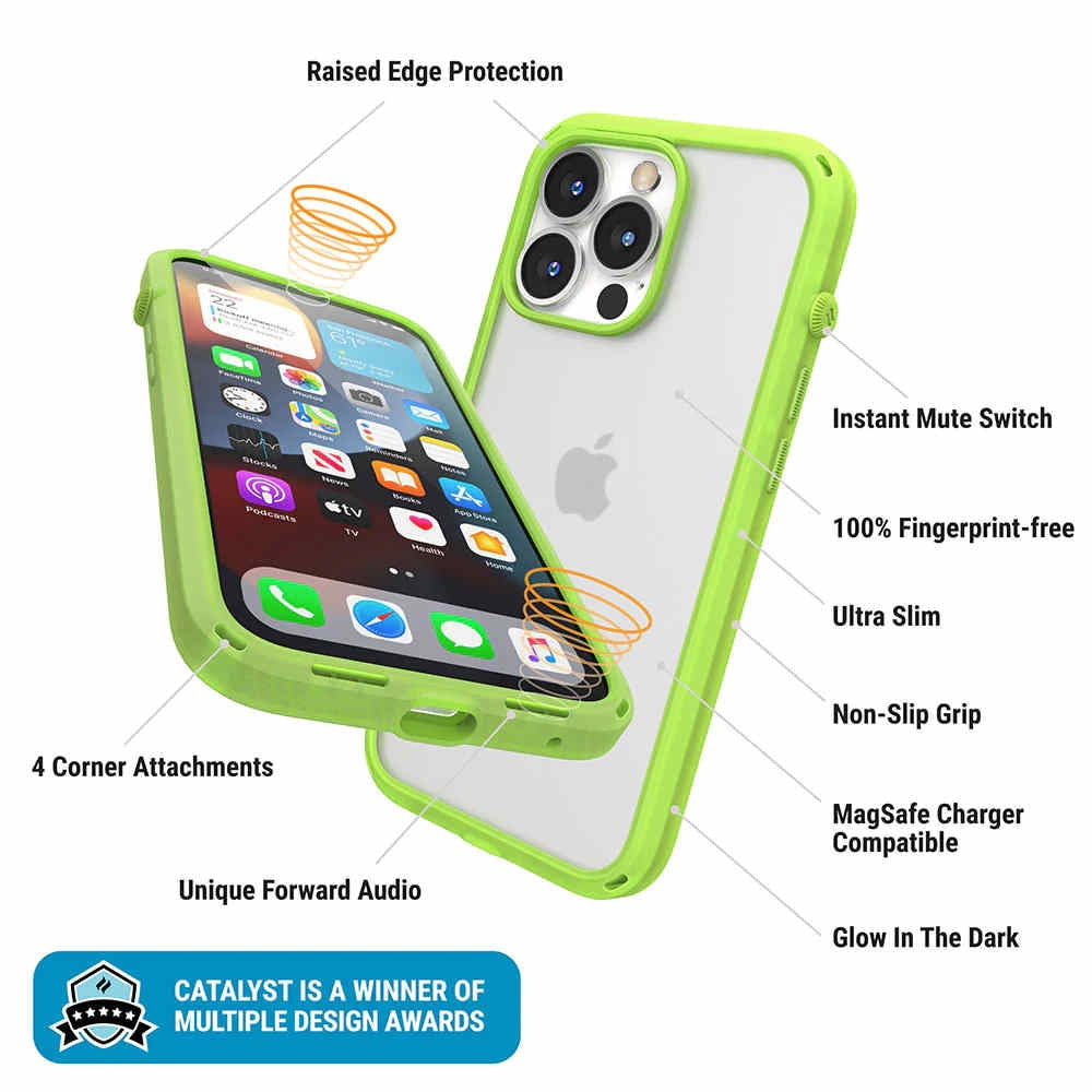 Husa Catalyst Influence - iPhone 13 Pro - Glow - CATDRPH13GITDMP - 4897041801811 - 4