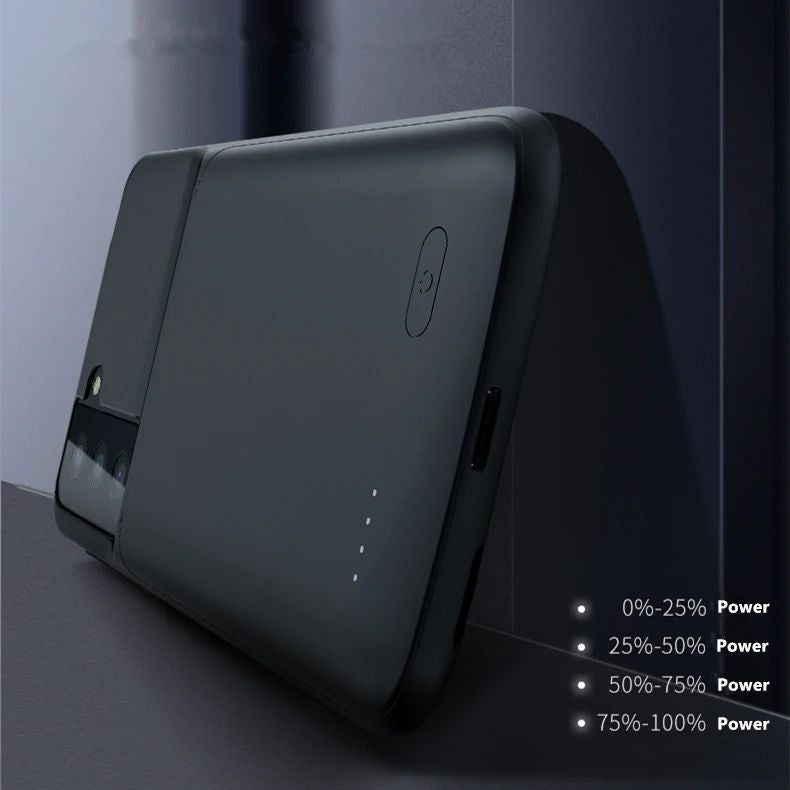 Husa cu Extra Baterie Externa 4700 mAh Tech-Protect Powercase - Samsung Galaxy S21 Ultra - 6216990210419 - 4