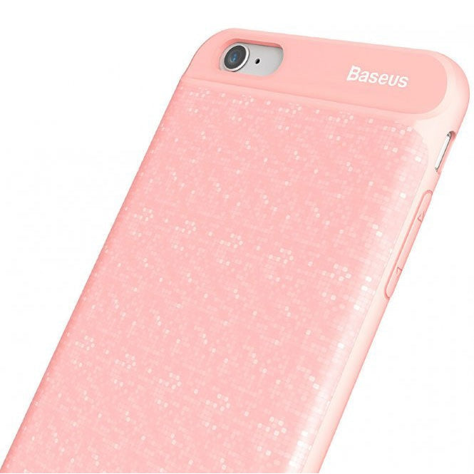 Husa cu Extra Baterie Externa 7300 mAh Baseus - iPhone 6(s) Plus - Pink - ACAPIPH6SP-LBJ04 - 6953156260214 - 2