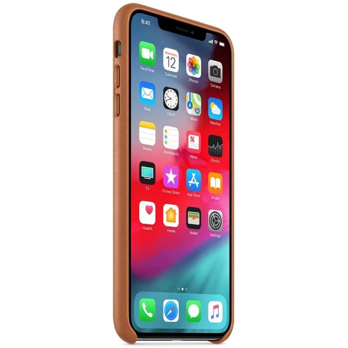 Husa Piele Naturala Apple pt. iPhone XS Max Saddle Brown - MRWV2ZM/A Originala Resigilat - MRWV2ZM/A-1 - 0190198763501 - 3