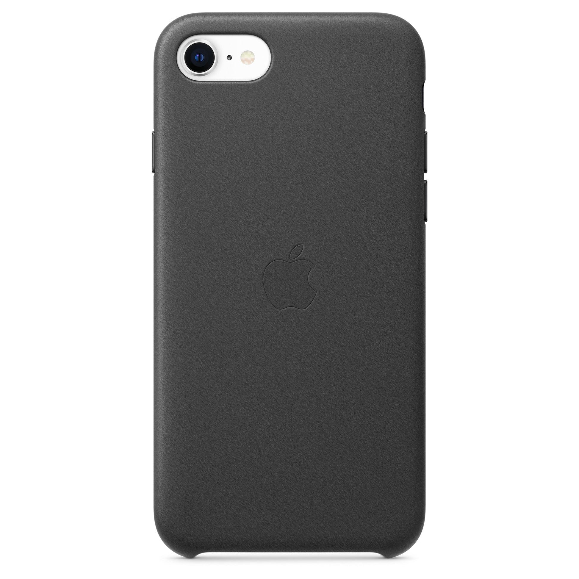 Husa Originala Piele Naturala Apple MXYM2ZM/A - iPhone SE / 8 / 7 Black - 190199610521 - 5