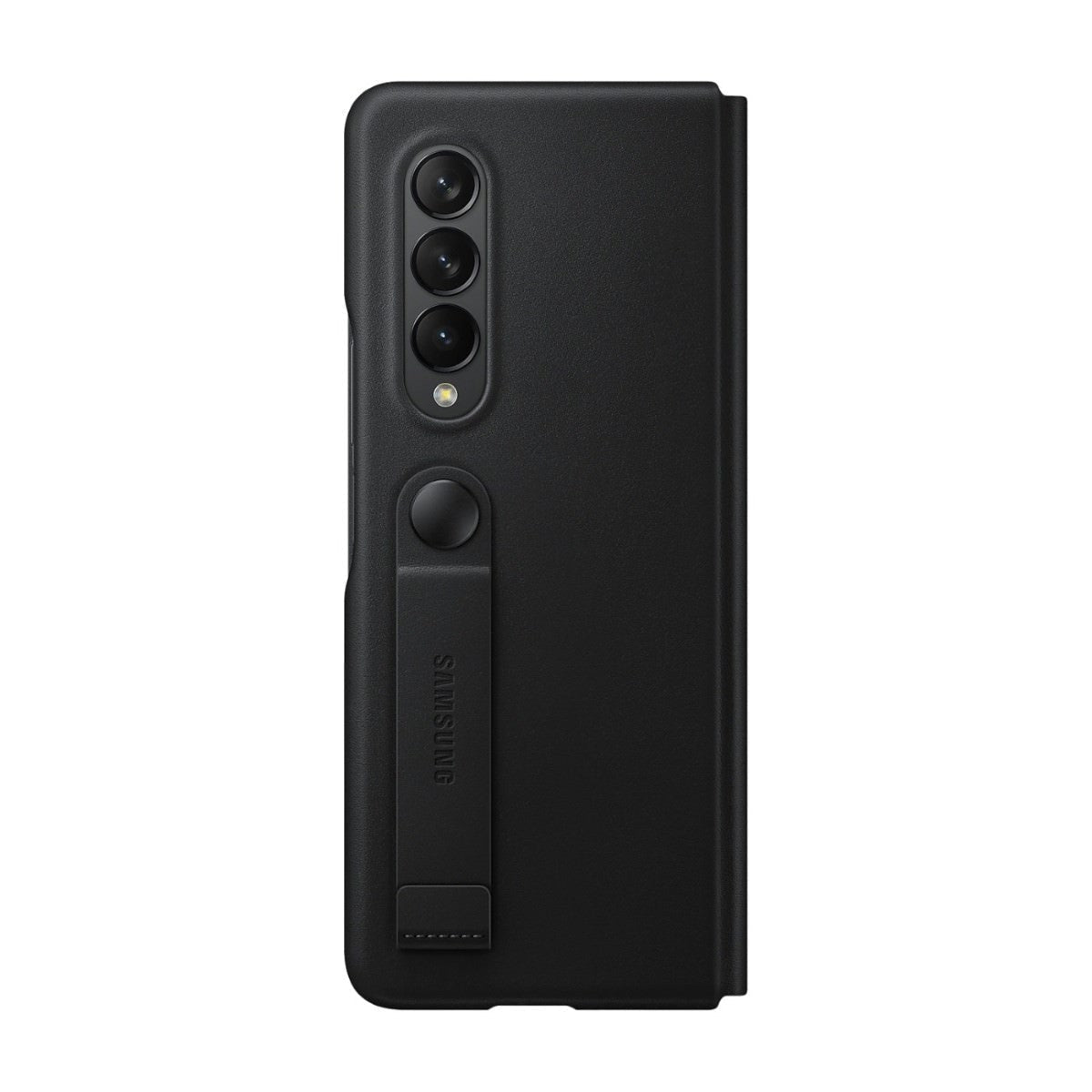 Husa Originala Piele Naturala Samsung Flip Cover EF-FF926 - Galaxy Z Fold 3 - Black - EF-FF926LBEGWW - 8806092632950 - 10