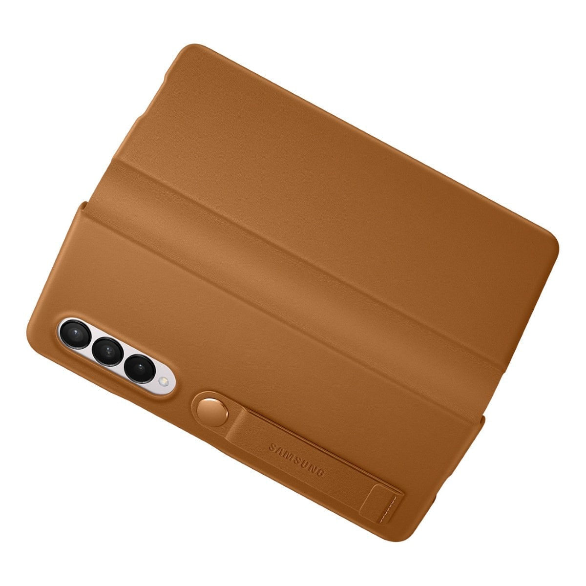 Husa Originala Piele Naturala Samsung Flip Cover EF-FF926 - Galaxy Z Fold 3 - EF-FF926LAEGWW - 8806092632936 - 6