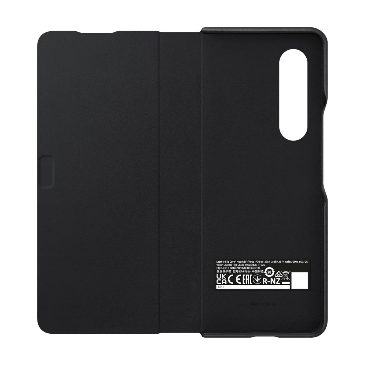 Husa Originala Piele Naturala Samsung Flip Cover EF-FF926 - Galaxy Z Fold 3 - EF-FF926LAEGWW - 8806092632936 - 14