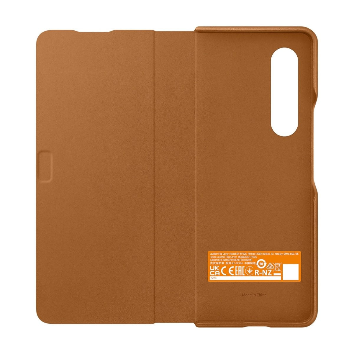 Husa Originala Piele Naturala Samsung Flip Cover EF-FF926 - Galaxy Z Fold 3 - EF-FF926LAEGWW - 8806092632936 - 5