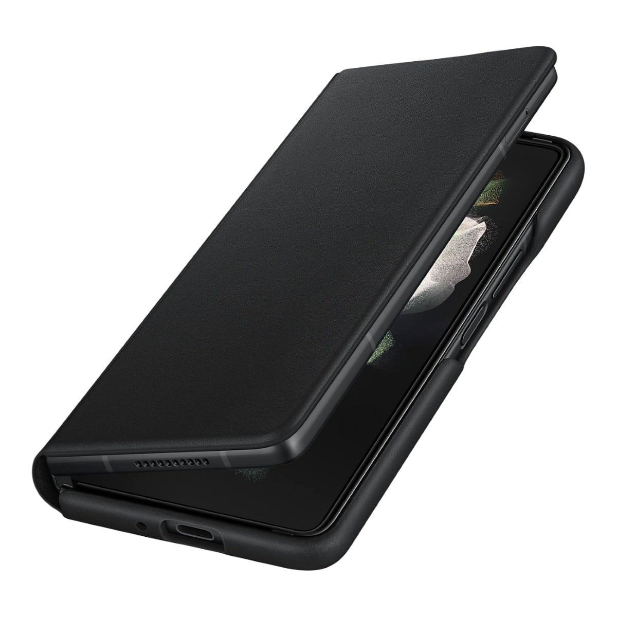 Husa Originala Piele Naturala Samsung Flip Cover EF-FF926 - Galaxy Z Fold 3 - EF-FF926LAEGWW - 8806092632936 - 16