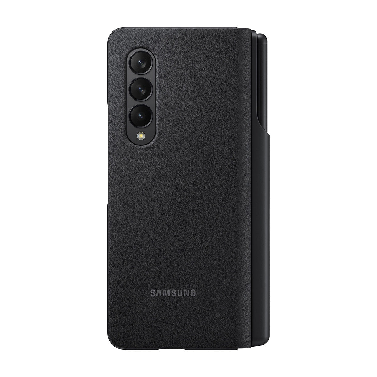 Husa Originala Piele Naturala Samsung Flip Cover + S-Pen EF-FF92PCBEGEE - Galaxy Z Fold 3 - RESIGILAT - 8806092681255 - 2