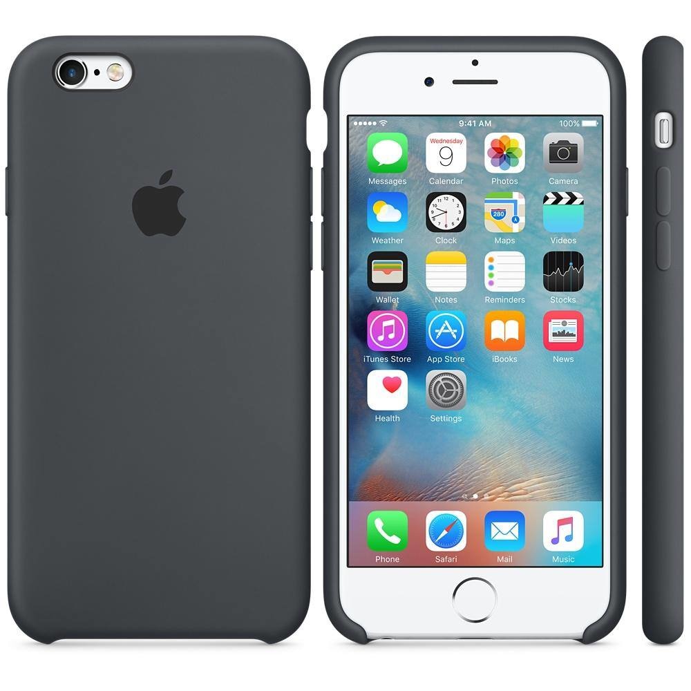 Husa Originala Silicon Apple MKXJ2ZM/A - iPhone 6(s) Plus Dark Gray - 888462508148 - 3