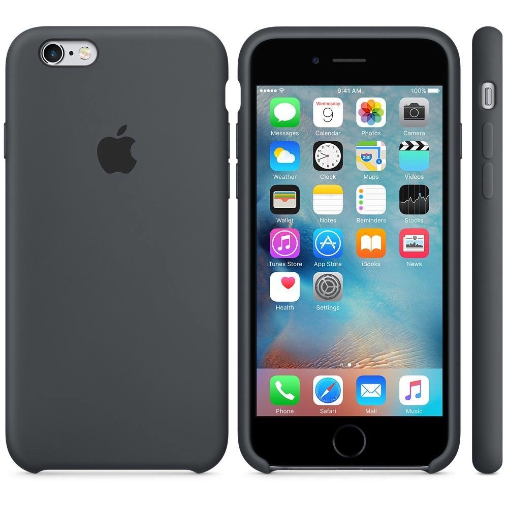 Husa Originala Silicon Apple MKXJ2ZM/A - iPhone 6(s) Plus Dark Gray - 888462508148 - 4