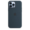 Husa Originala Silicon Apple MM2T3ZM/A MagSafe - iPhone 13 Pro Max, Abyss Blue, Resigilat