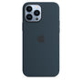 Husa Originala Silicon Apple MM2T3ZM/A MagSafe - iPhone 13 Pro Max, Abyss Blue, Resigilat 