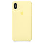 Husa Silicon Apple pt. iPhone XS Max, Mellow Yellow - MUJR2ZM/A, Originala 