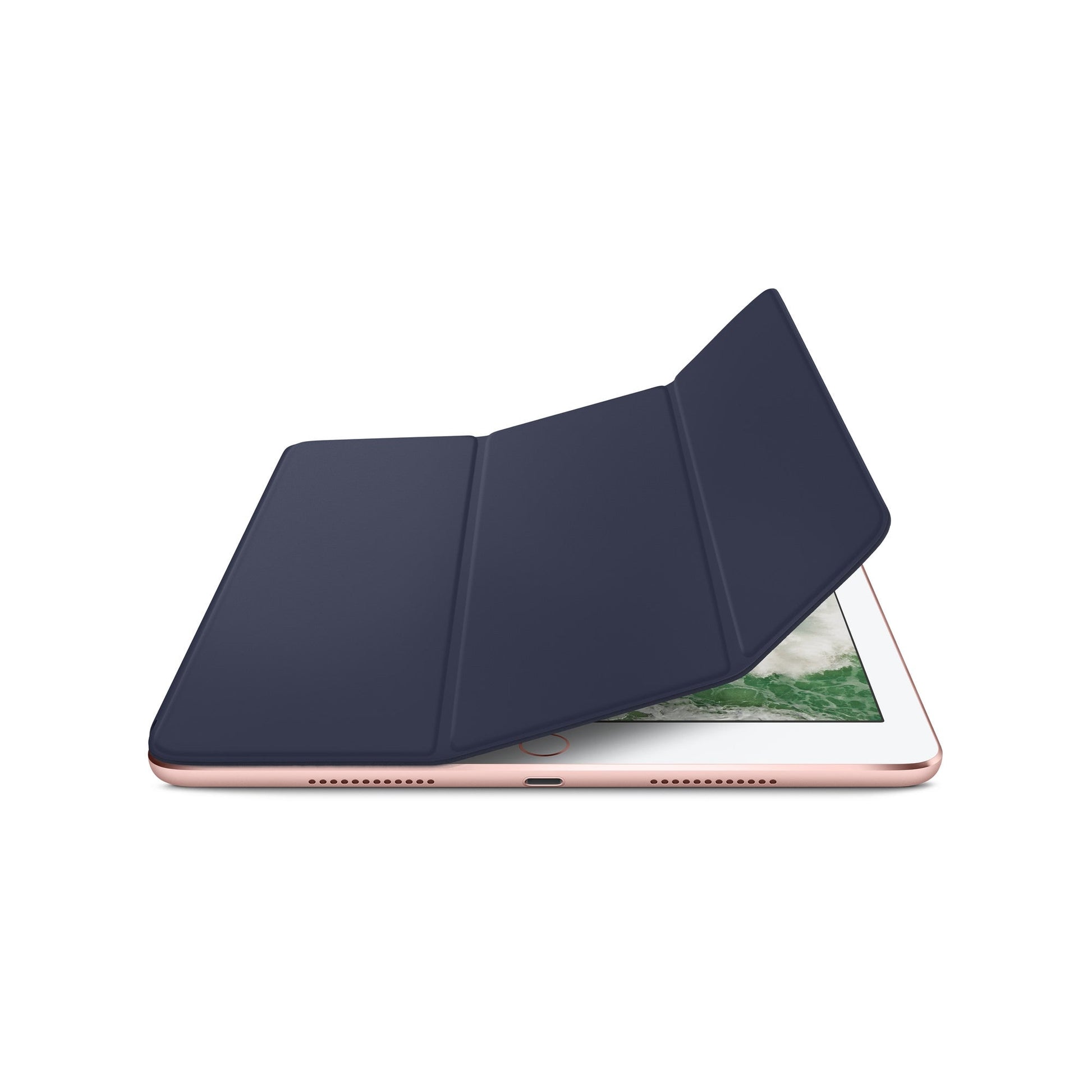 Husa Originala Smart Cover Apple MM2C2FE/A - iPad Air 2 & 1 6 5 9.7’ Midnight Blue Resigilat - 888462814751 - 3