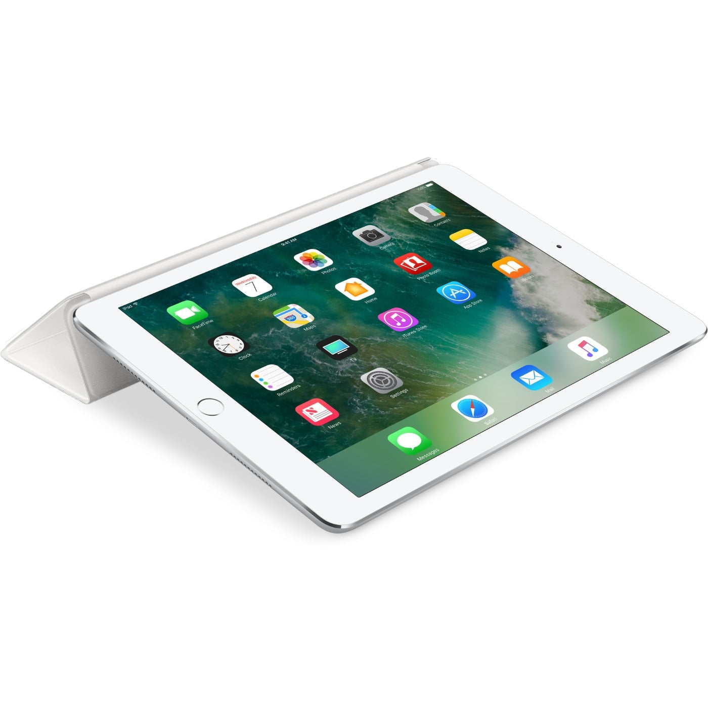 Husa Originala Smart Cover Apple MQ4M2ZM/A - iPad Air 2 & 1 6 5 9.7’ White Resigilat - 190198445780
