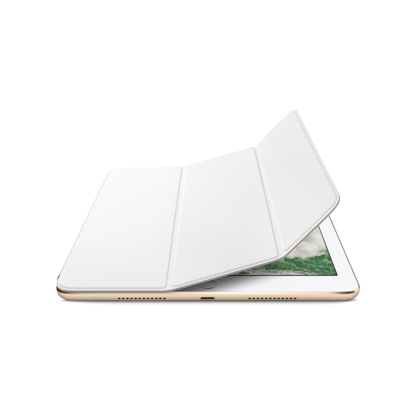 Husa Originala Smart Cover Apple MQ4M2ZM/A - iPad Air 2 & 1 6 5 9.7’ White Resigilat - 190198445780