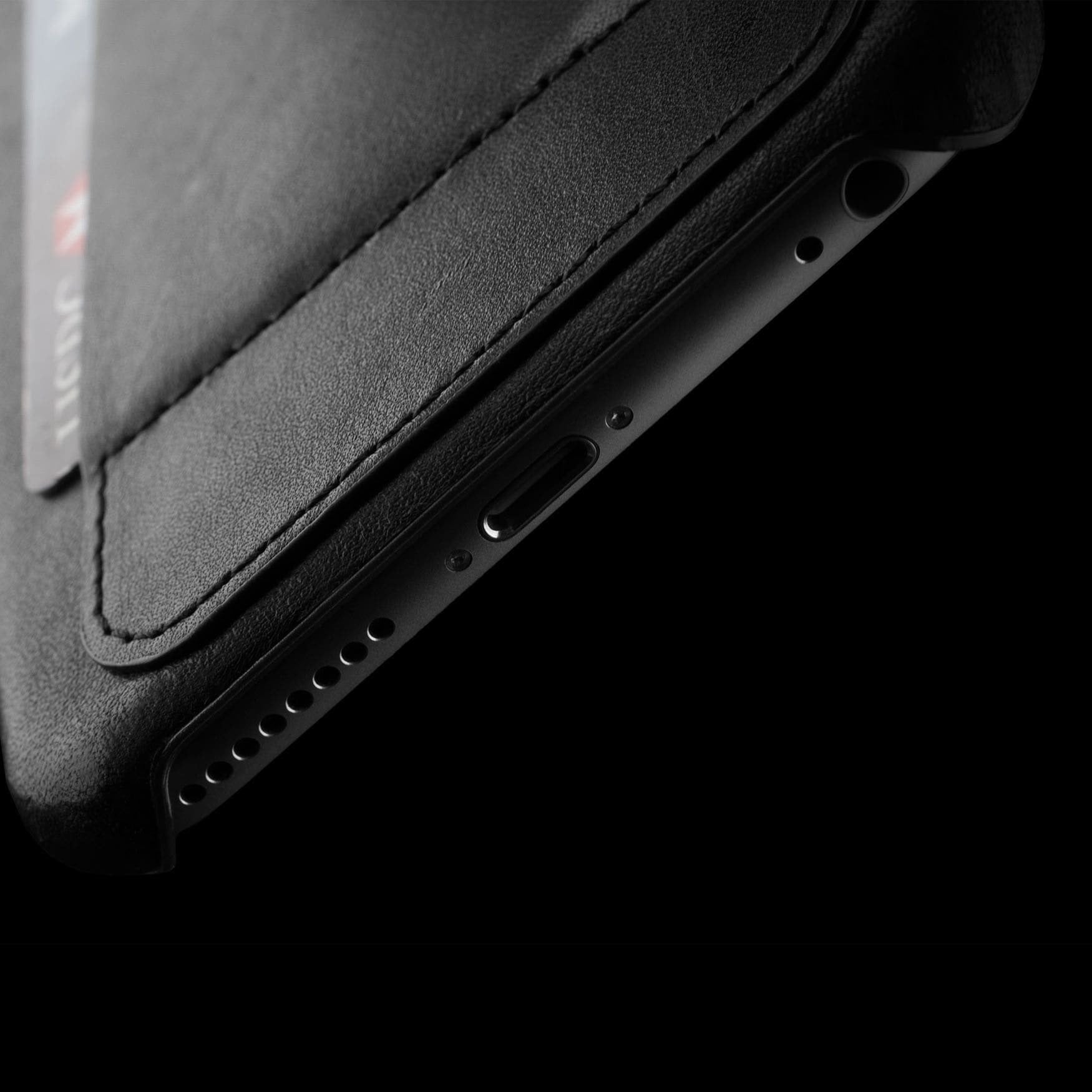 Husa Piele Naturala cu Buzunar Card 80° Mujjo - iPhone 6(s) Plus - MUJJO-SL-084-TN - 8718546170980 - 7