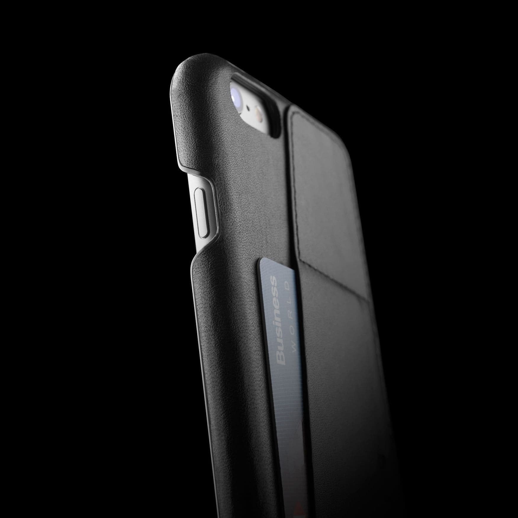Husa Piele Naturala cu Buzunar Card 80° Mujjo - iPhone 6(s) Plus - MUJJO-SL-084-TN - 8718546170980 - 6