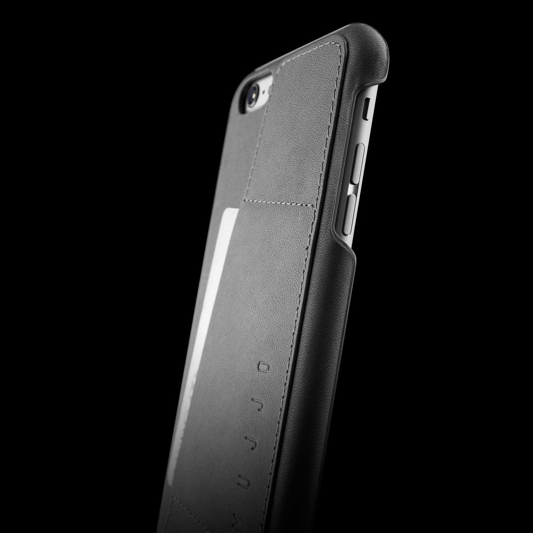 Husa Piele Naturala cu Buzunar Card 80° Mujjo - iPhone 6(s) Plus - MUJJO-SL-084-TN - 8718546170980 - 13